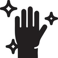 Hand icon symbol vector image. Illustration of the isolated finger hand touch human design. EPS 10