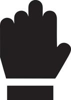 Hand icon symbol vector image. Illustration of the isolated finger hand touch human design. EPS 10