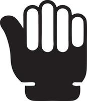 Hand icon symbol vector image. Illustration of the isolated finger hand touch human design. EPS 10