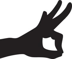 Hand icon symbol vector image. Illustration of the isolated finger hand touch human design. EPS 10