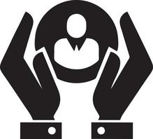 Hand icon symbol vector image. Illustration of the isolated finger hand touch human design. EPS 10