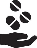 Hand icon symbol vector image. Illustration of the isolated finger hand touch human design. EPS 10