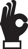 Hand icon symbol vector image. Illustration of the isolated finger hand touch human design. EPS 10