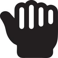 Hand icon symbol vector image. Illustration of the isolated finger hand touch human design. EPS 10