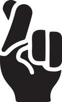 Hand icon symbol vector image. Illustration of the isolated finger hand touch human design. EPS 10