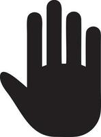 Hand icon symbol vector image. Illustration of the isolated finger hand touch human design. EPS 10