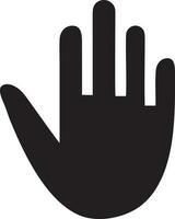 Hand icon symbol vector image. Illustration of the isolated finger hand touch human design. EPS 10