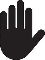 Hand icon symbol vector image. Illustration of the isolated finger hand touch human design. EPS 10