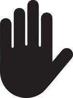 Hand icon symbol vector image. Illustration of the isolated finger hand touch human design. EPS 10