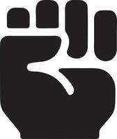 Hand icon symbol vector image. Illustration of the isolated finger hand touch human design. EPS 10