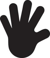 Hand icon symbol vector image. Illustration of the isolated finger hand touch human design. EPS 10