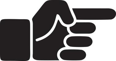 Hand icon symbol vector image. Illustration of the isolated finger hand touch human design. EPS 10