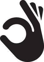 Hand icon symbol vector image. Illustration of the isolated finger hand touch human design. EPS 10