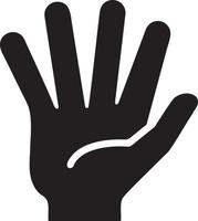 Hand icon symbol vector image. Illustration of the isolated finger hand touch human design. EPS 10