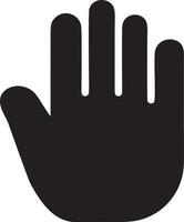 Hand icon symbol vector image. Illustration of the isolated finger hand touch human design. EPS 10