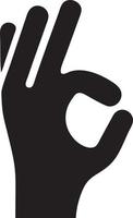 Hand icon symbol vector image. Illustration of the isolated finger hand touch human design. EPS 10