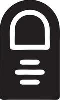 Hand icon symbol vector image. Illustration of the isolated finger hand touch human design. EPS 10