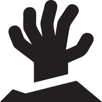 Hand icon symbol vector image. Illustration of the isolated finger hand touch human design. EPS 10