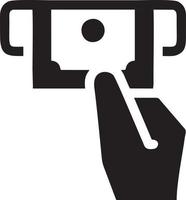 Hand icon symbol vector image. Illustration of the isolated finger hand touch human design. EPS 10