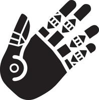 Hand icon symbol vector image. Illustration of the isolated finger hand touch human design. EPS 10