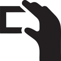 Hand icon symbol vector image. Illustration of the isolated finger hand touch human design. EPS 10