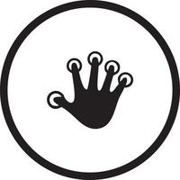 Hand icon symbol vector image. Illustration of the isolated finger hand touch human design. EPS 10