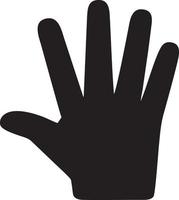 Hand icon symbol vector image. Illustration of the isolated finger hand touch human design. EPS 10