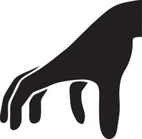 Hand icon symbol vector image. Illustration of the isolated finger hand touch human design. EPS 10