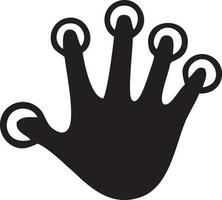 Hand icon symbol vector image. Illustration of the isolated finger hand touch human design. EPS 10