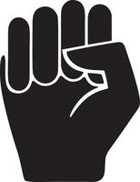 Hand icon symbol vector image. Illustration of the isolated finger hand touch human design. EPS 10