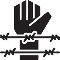 Hand icon symbol vector image. Illustration of the isolated finger hand touch human design. EPS 10