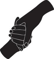 Hand icon symbol vector image. Illustration of the isolated finger hand touch human design. EPS 10