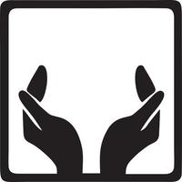 Hand icon symbol vector image. Illustration of the isolated finger hand touch human design. EPS 10