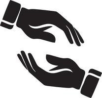 Hand icon symbol vector image. Illustration of the isolated finger hand touch human design. EPS 10