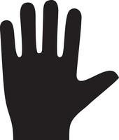 Hand icon symbol vector image. Illustration of the isolated finger hand touch human design. EPS 10