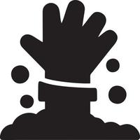 Hand icon symbol vector image. Illustration of the isolated finger hand touch human design. EPS 10