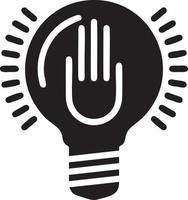 Hand icon symbol vector image. Illustration of the isolated finger hand touch human design. EPS 10