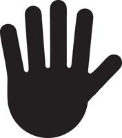 Hand icon symbol vector image. Illustration of the isolated finger hand touch human design. EPS 10