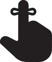 Hand icon symbol vector image. Illustration of the isolated finger hand touch human design. EPS 10