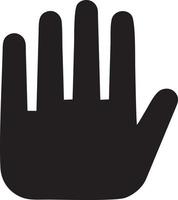 Hand icon symbol vector image. Illustration of the isolated finger hand touch human design. EPS 10