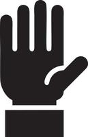 Hand icon symbol vector image. Illustration of the isolated finger hand touch human design. EPS 10