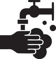 Hand icon symbol vector image. Illustration of the isolated finger hand touch human design. EPS 10