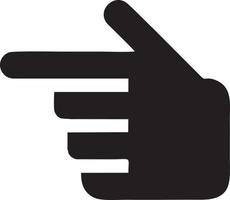 Hand icon symbol vector image. Illustration of the isolated finger hand touch human design. EPS 10