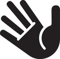 Hand icon symbol vector image. Illustration of the isolated finger hand touch human design. EPS 10