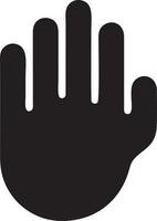 Hand icon symbol vector image. Illustration of the isolated finger hand touch human design. EPS 10