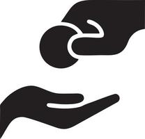 Hand icon symbol vector image. Illustration of the isolated finger hand touch human design. EPS 10