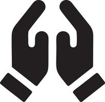 Hand icon symbol vector image. Illustration of the isolated finger hand touch human design. EPS 10