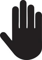 Hand icon symbol vector image. Illustration of the isolated finger hand touch human design. EPS 10