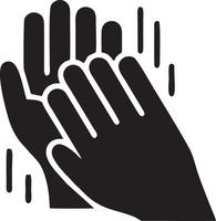 Hand icon symbol vector image. Illustration of the isolated finger hand touch human design. EPS 10