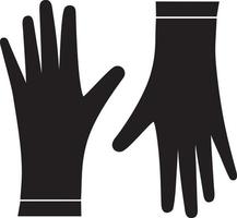 Hand icon symbol vector image. Illustration of the isolated finger hand touch human design. EPS 10